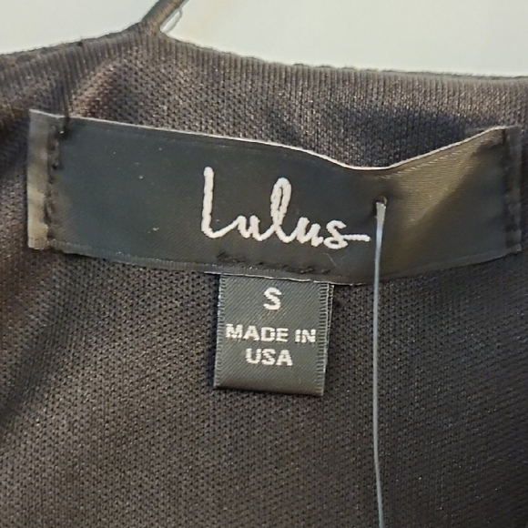 Lulu's Classic Black Midi Dress - Picture 5 of 8